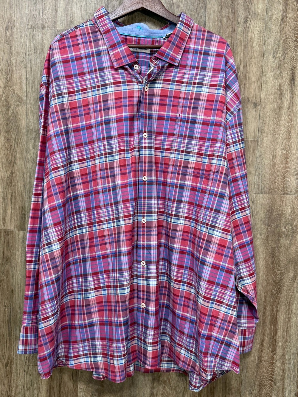 NEW Tommy Bahama Lazlo Plaid To Meet You button-down shirt